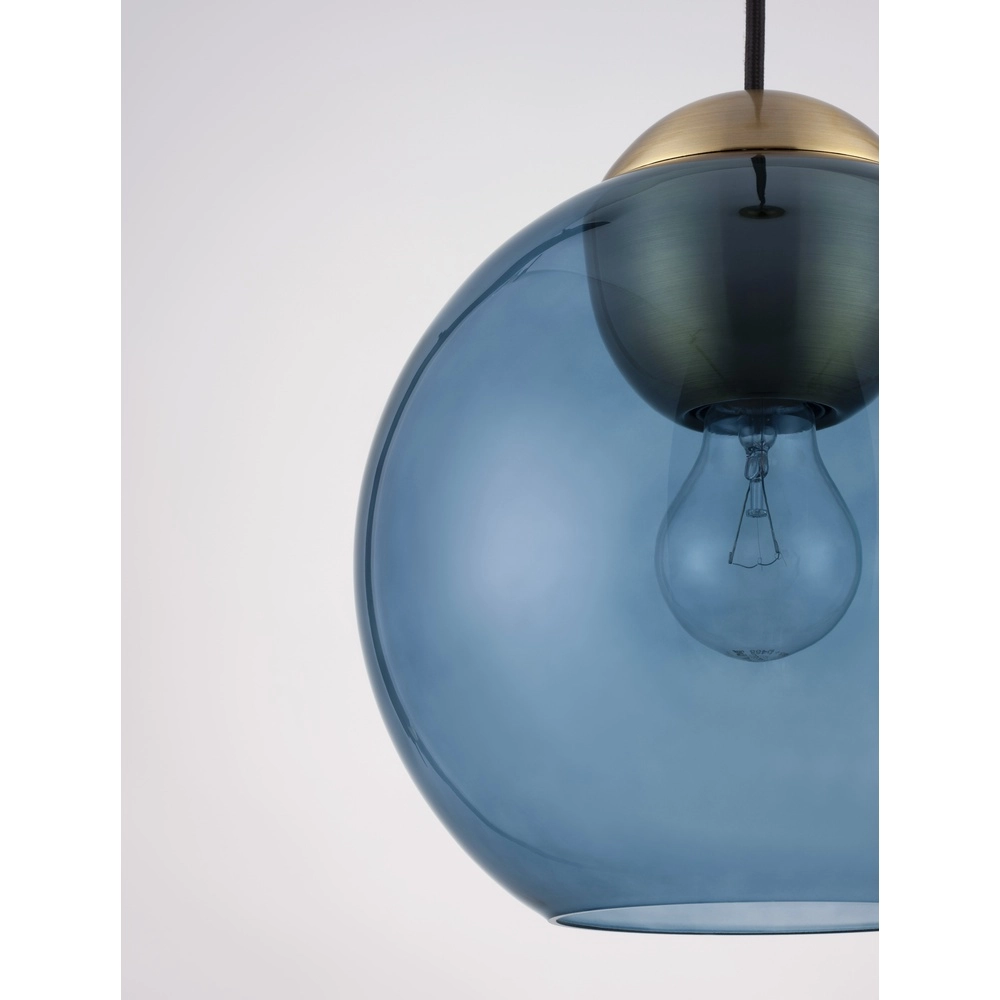 Design hanglamp Midori blauw glas Lyora 5212017434258