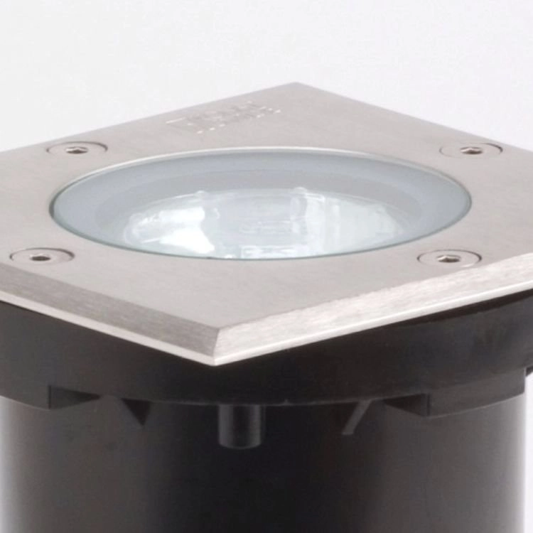 Grond Spot 11cm vierkant RVS KonstSmide 7318307608007