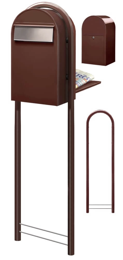 Brievenbus Grande B 8017 i Donkerbruin Bobi 6417237034267