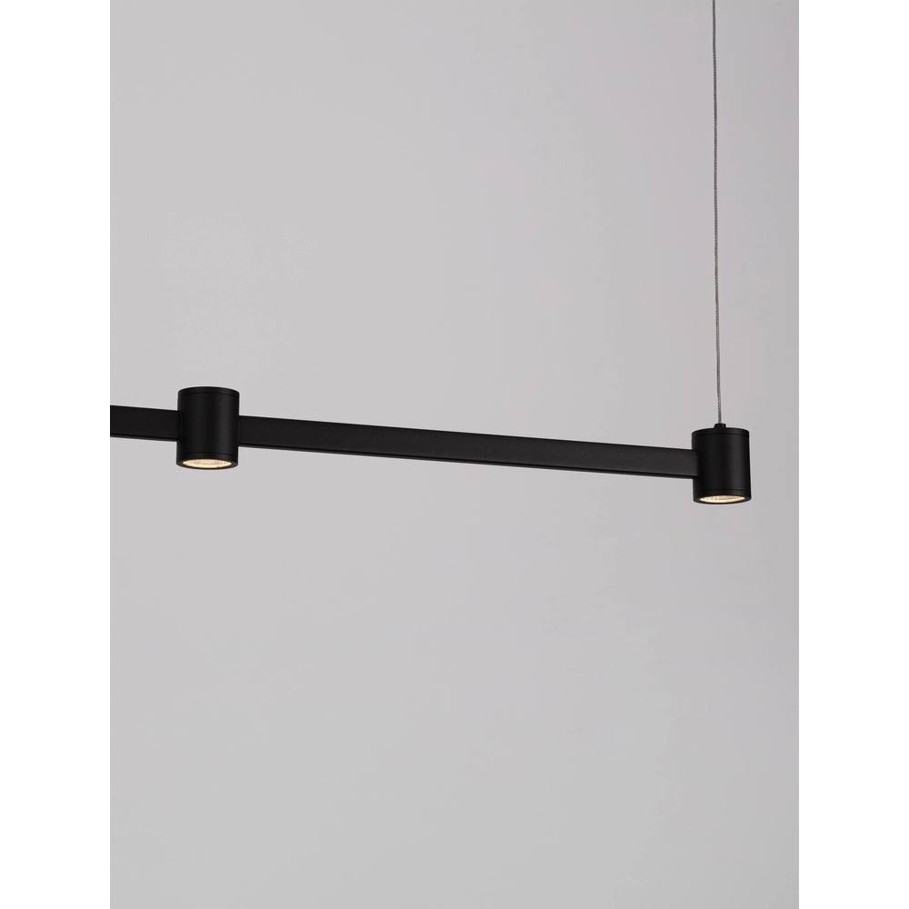 Design hanglamp Puize 4-lichts zwart Lyora 5212017448583