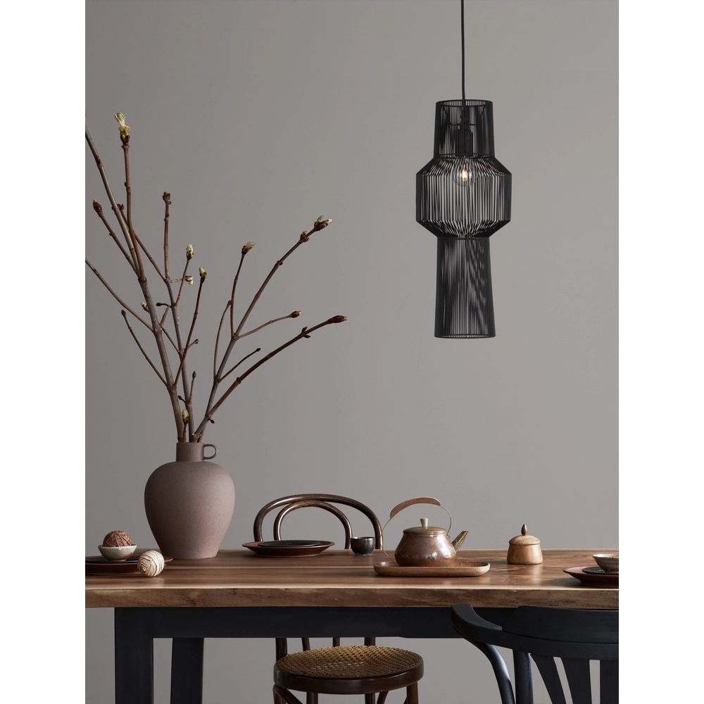 Bohemian hanglamp Bredo Ø 21cm zwart Bohemian hanglamp Bredo Ø 21cm zwart