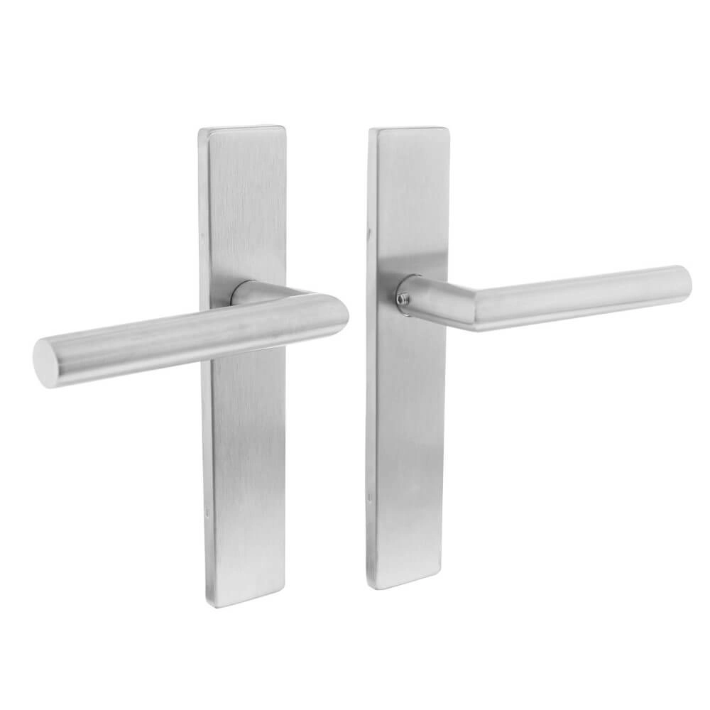 Deurklink Hoek 90 rechthoekig RVS