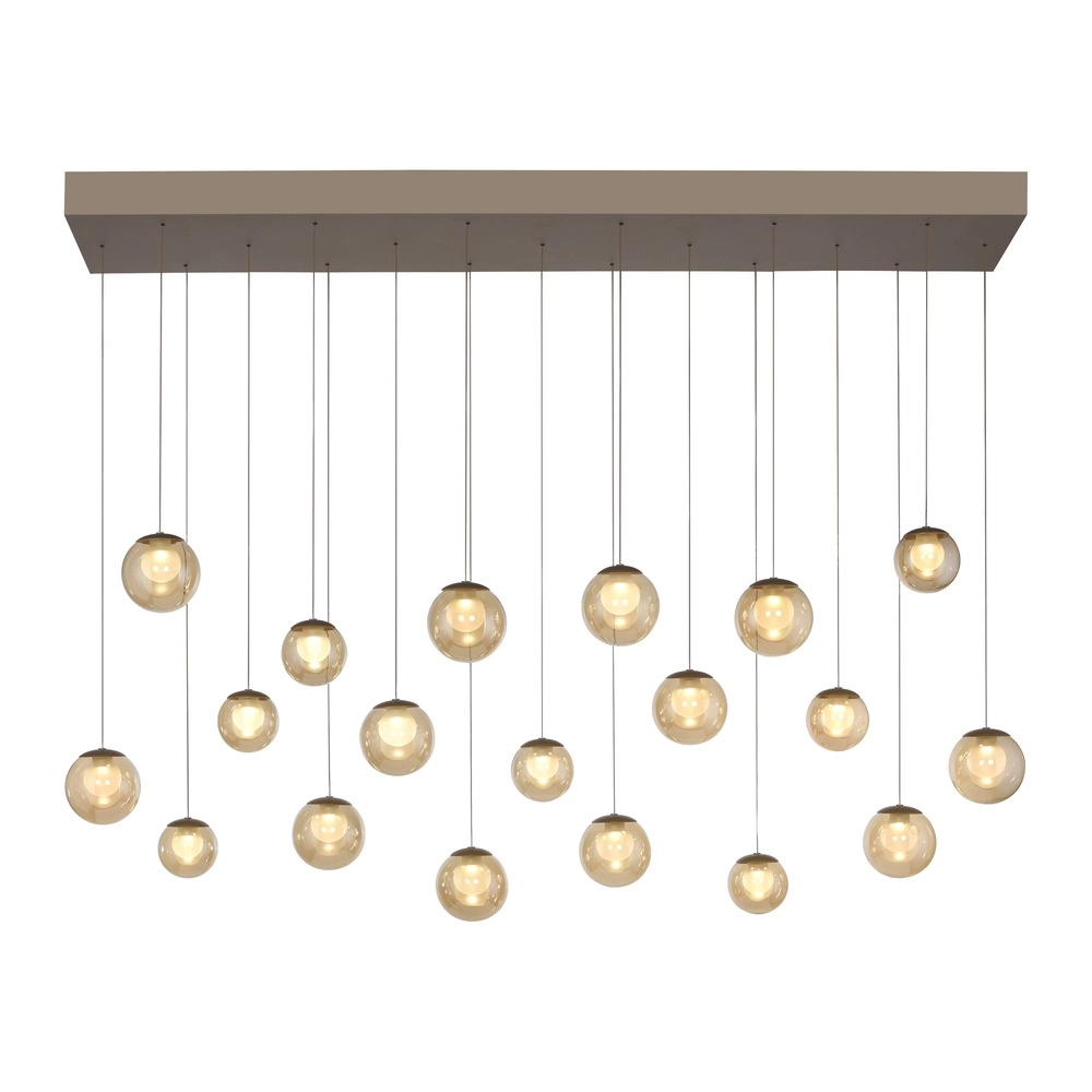 19-lichts hanglamp Pure Popup bronce Paul Neuhaus 4012248396704