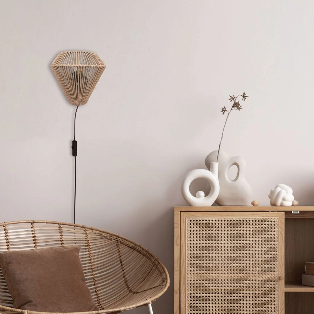 Rotan wandlamp Ropex rotan Steinhauer 8712746181814