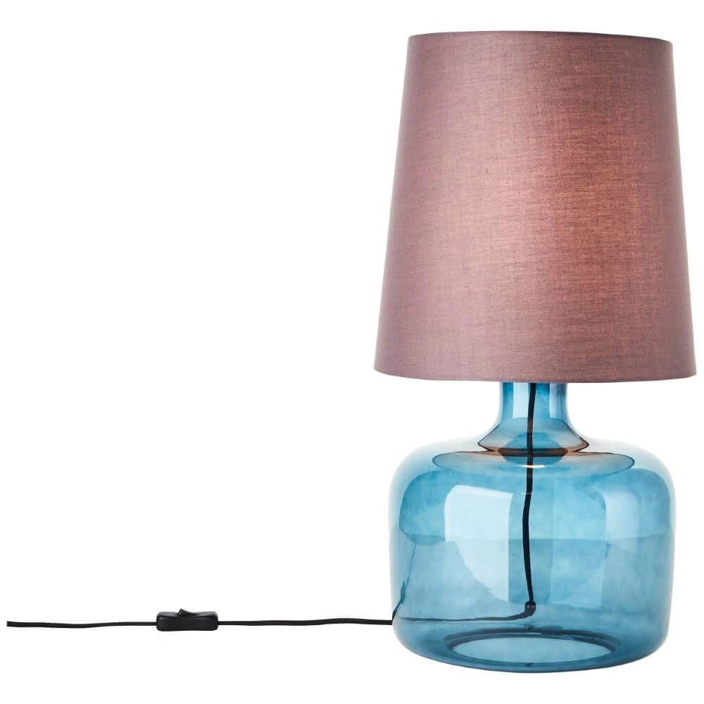 Tafellamp Hydra blauw met taupe Brilliant 4004353413131