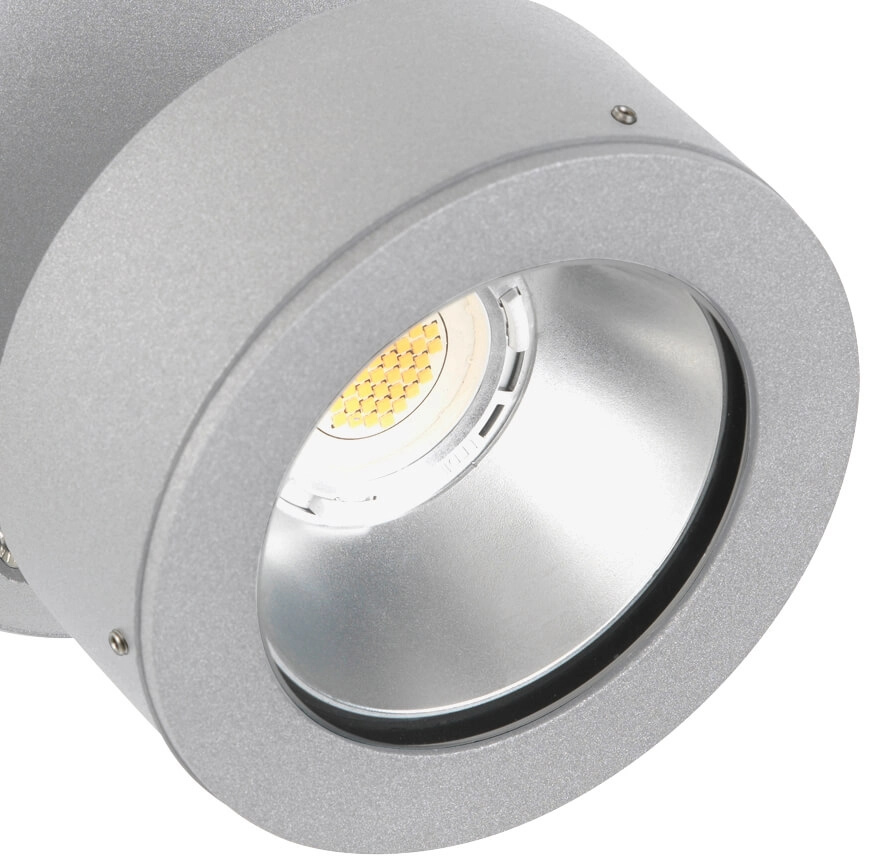 Buitenverlichting opbouwspot Growie grijs Albert 4007235923896