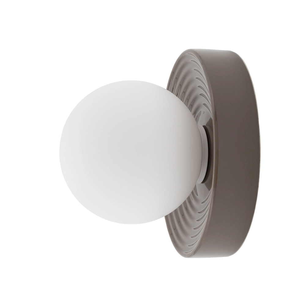 Design wandlamp Clay bruin Ø 22cm Lyora 5903139117470