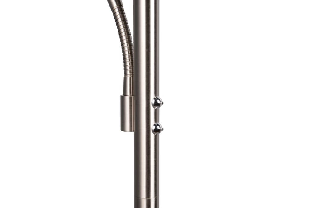 Design leeslamp Willis RVS - 180cm Trio 4017807618129