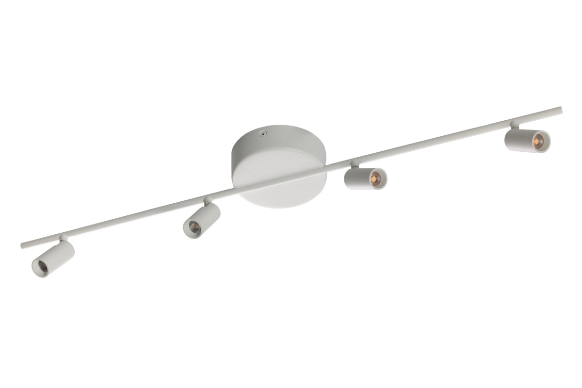 4-lichts plafondlamp Minora led - wit