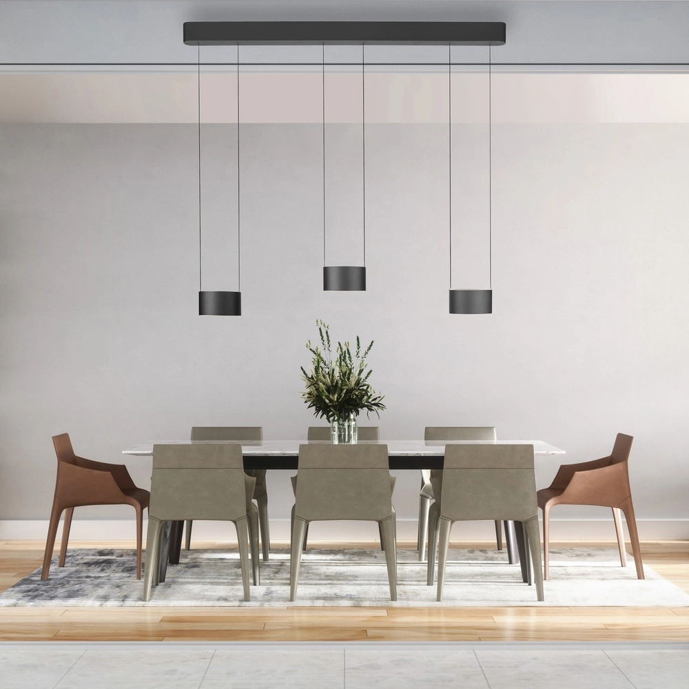 Design led hanglamp Pure Clipse Mystic grey Paul Neuhaus 4012248396315