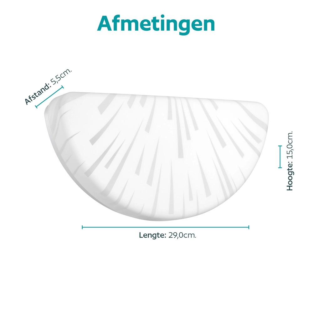 Witte wandlamp Allerona 29cm Eglo 9008606409778