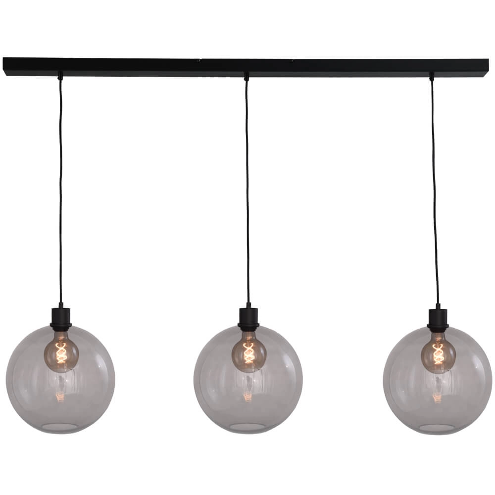 Hanglamp Lazise 3x Ø 30cm zwart Hanglamp Lazise 3x Ø 30cm zwart
