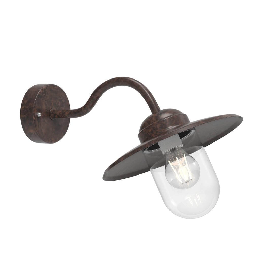 Klassieke wandlamp Luxembourg roestbruin Nordlux 5701581233171