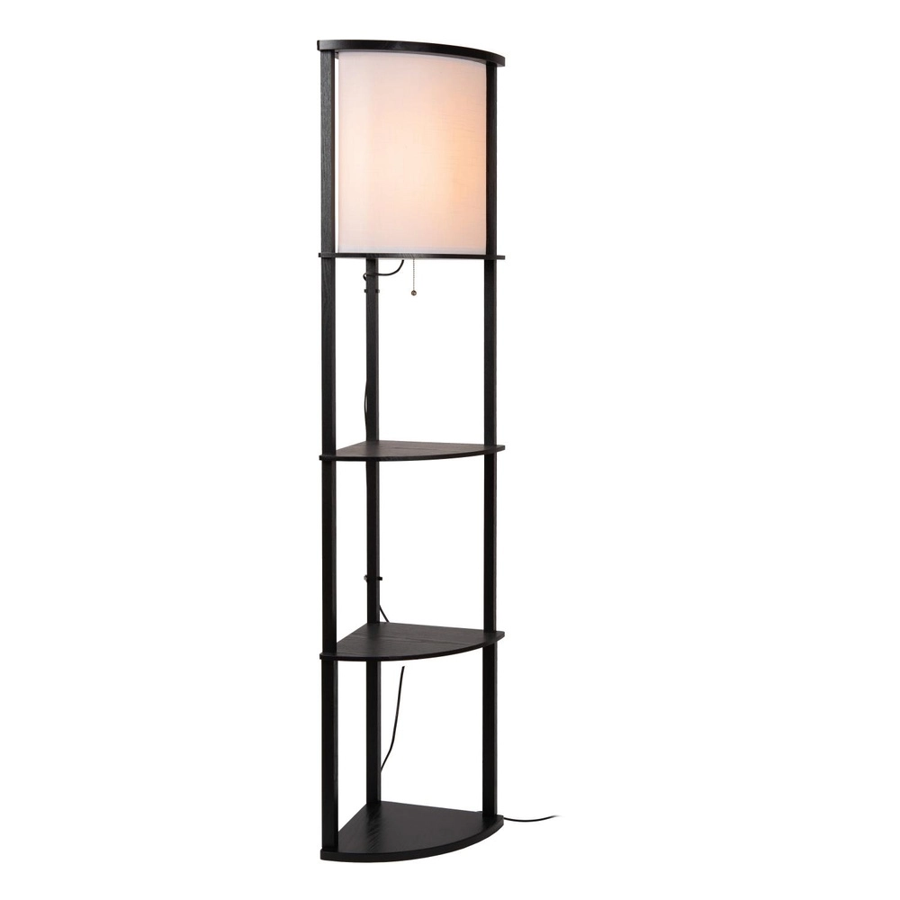 Vloerlamp Menno zwart Lucide 5411212441591
