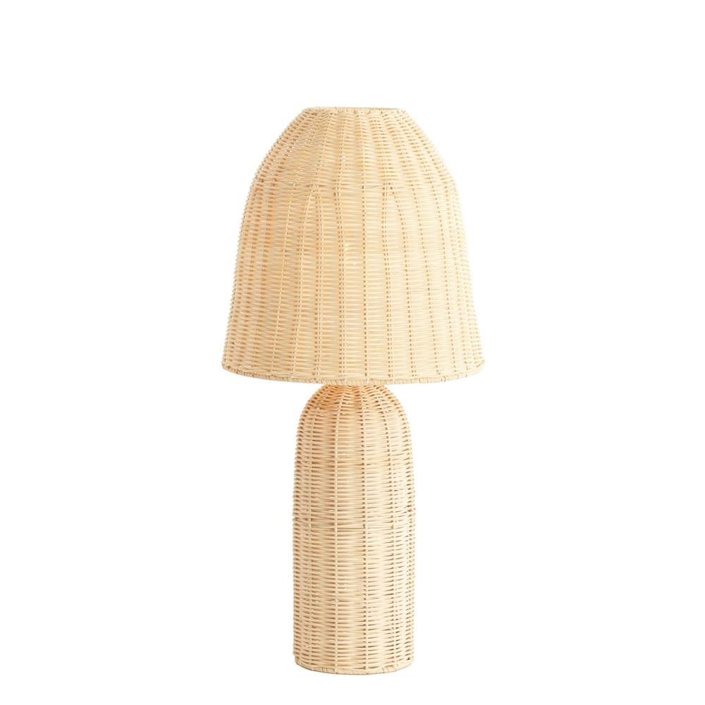 Rotan schemerlamp Mandor Ø 28,5cm - donker rotan Light & Living 8717807820541