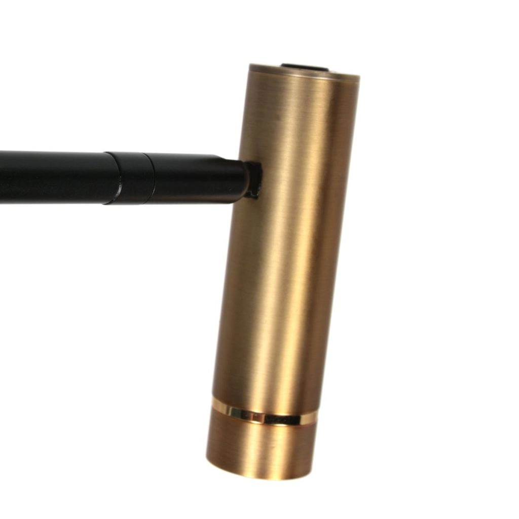 Vloerlamp Lumo zwart met goud Steinhauer 8712746184631