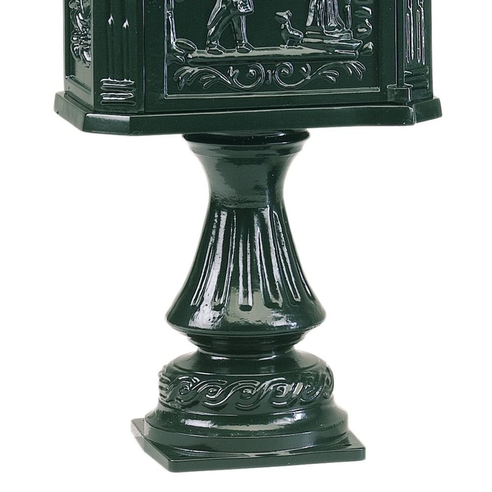 Nostalgische brievenbus Postbox B2D op poot - zwart KS Verlichting 8714732170246