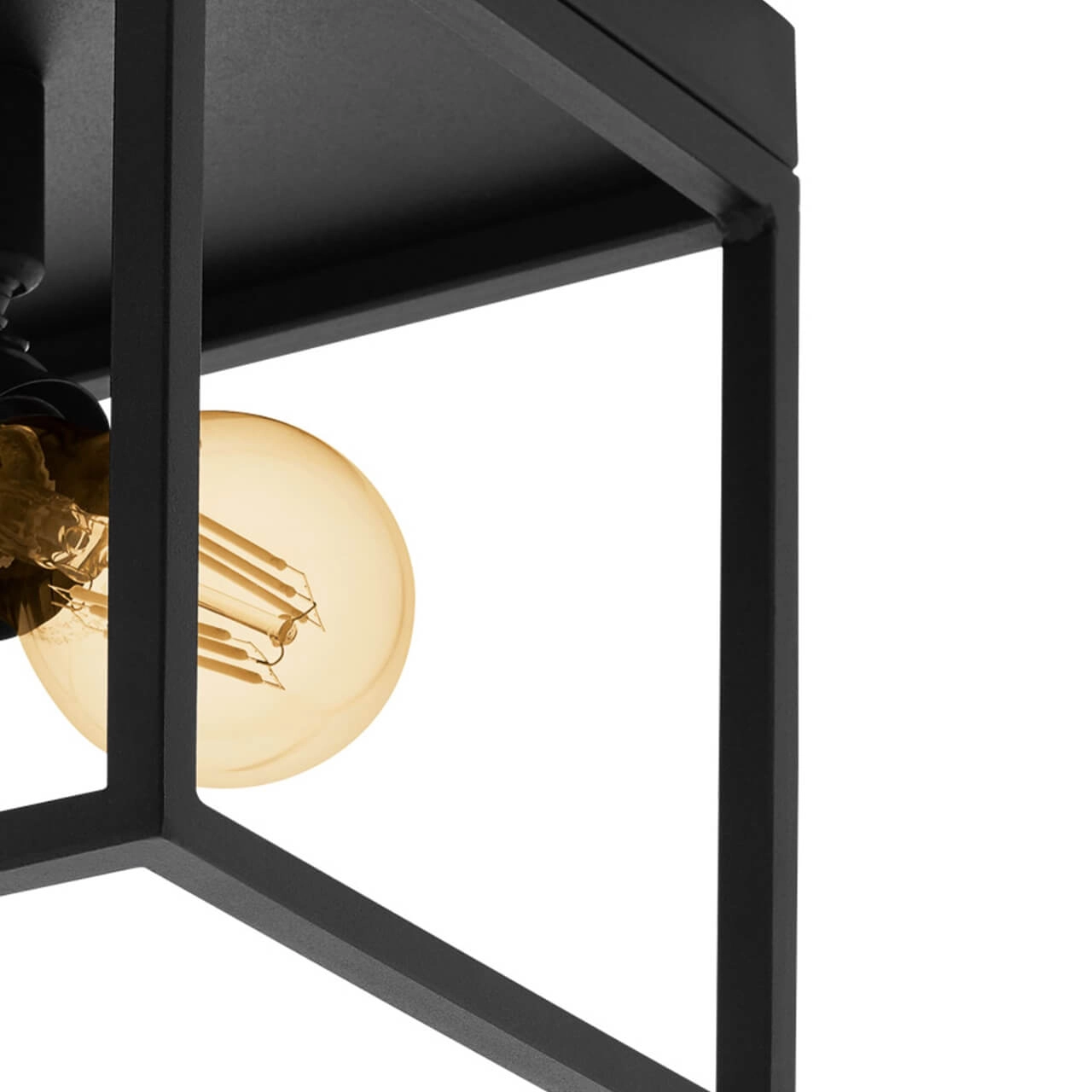 Zwarte plafondlamp Silentina 2-lichts Eglo 9002759983321