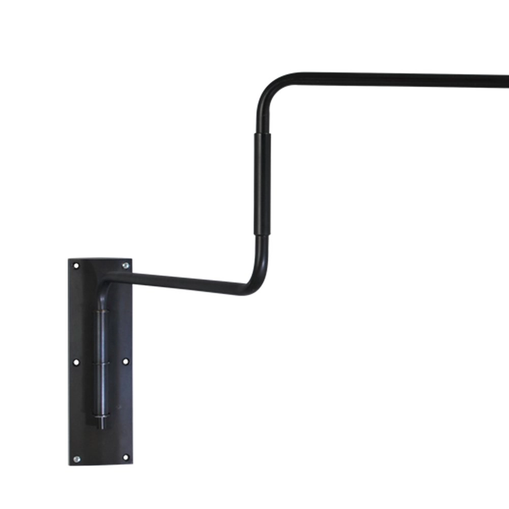 Gunmetalen wandleeslamp Industria 122cm Masterlight 8718121235882