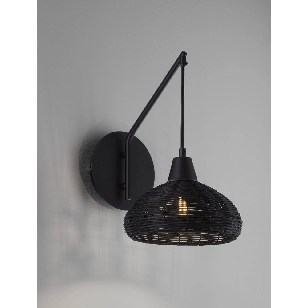 Wandlamp Fado zwart Lyora 5212017453020