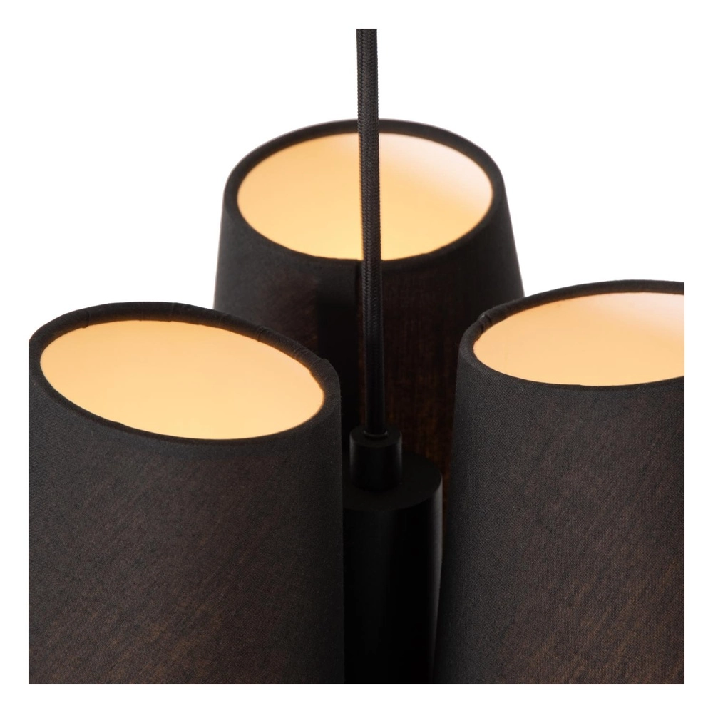 Design hanglamp Gregory zwart Lucide 5411212303127