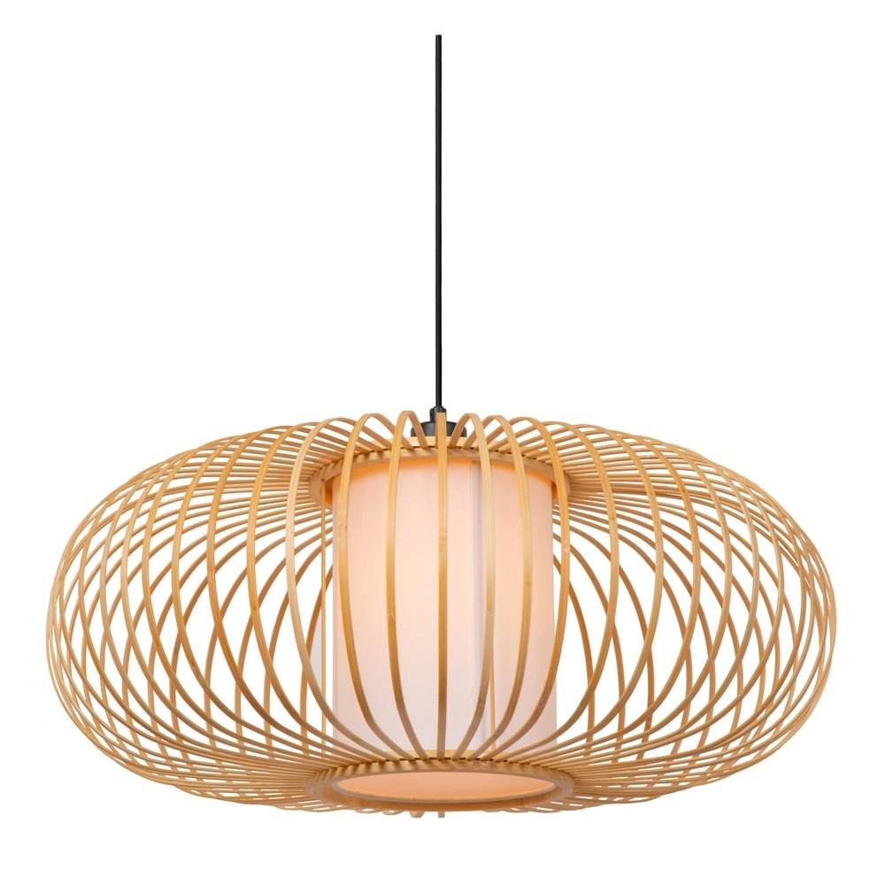 Hanglamp Thuline houtlook 3-lichts Lucide 5411212051806