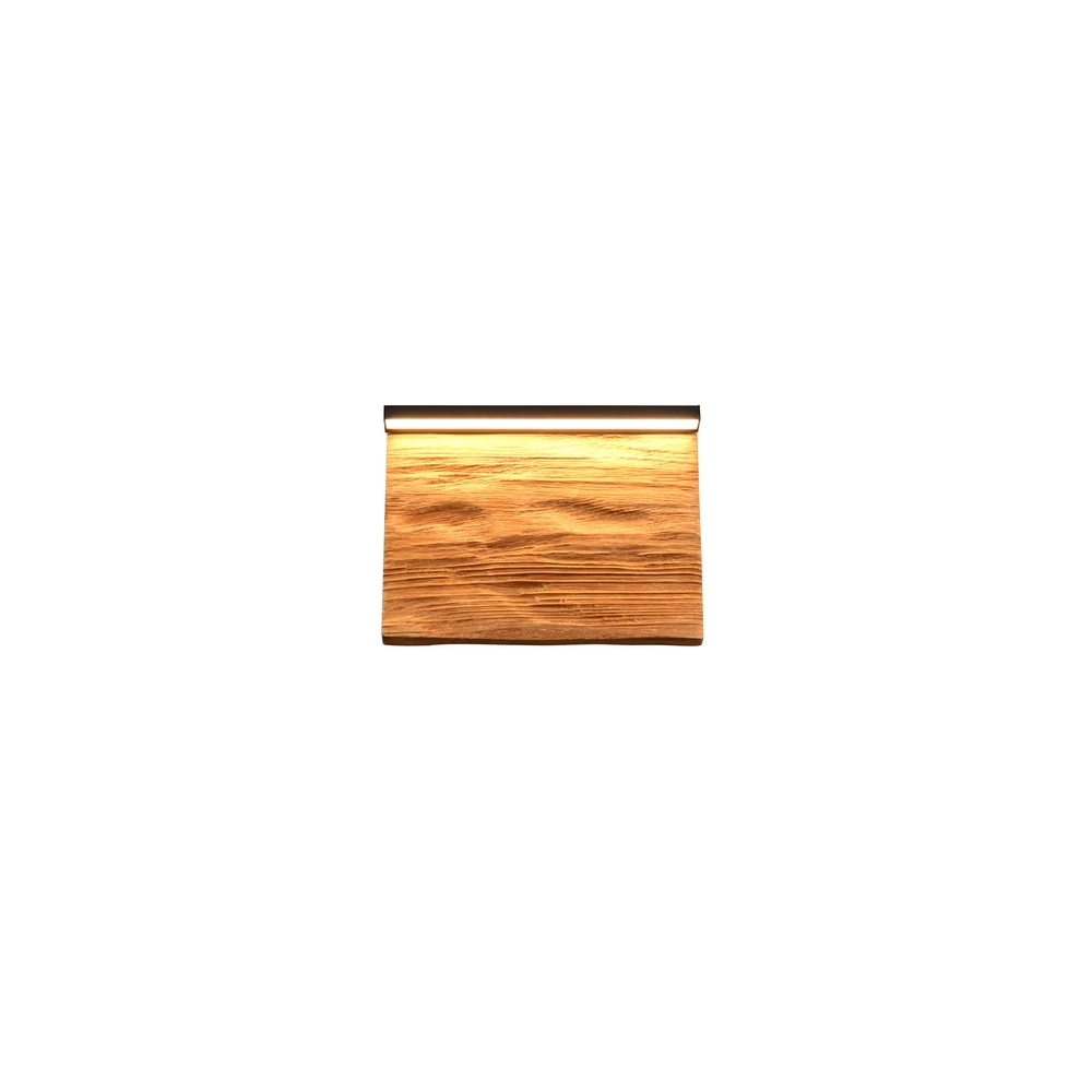 Design wandlamp Kalea zwart met hout 20cm Trio 4017807661385