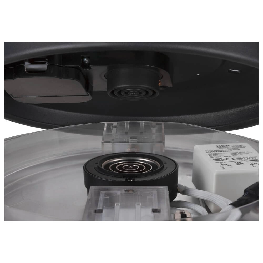 Plafondlamp / Hanglamp Medo Pro 30 zwart - CCT - 110g - Ø 28cm SLV 4024163276993
