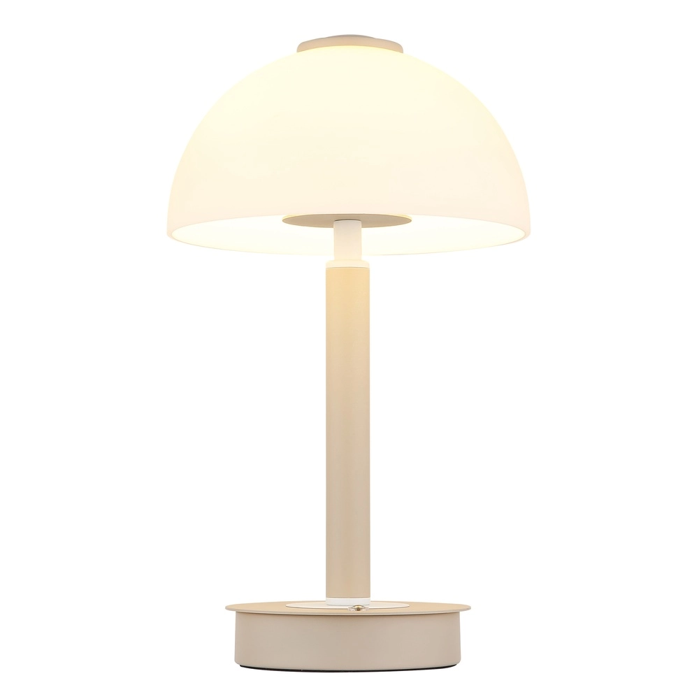 Moderne tafellamp Uldin zand bruin Globo 9007371580262