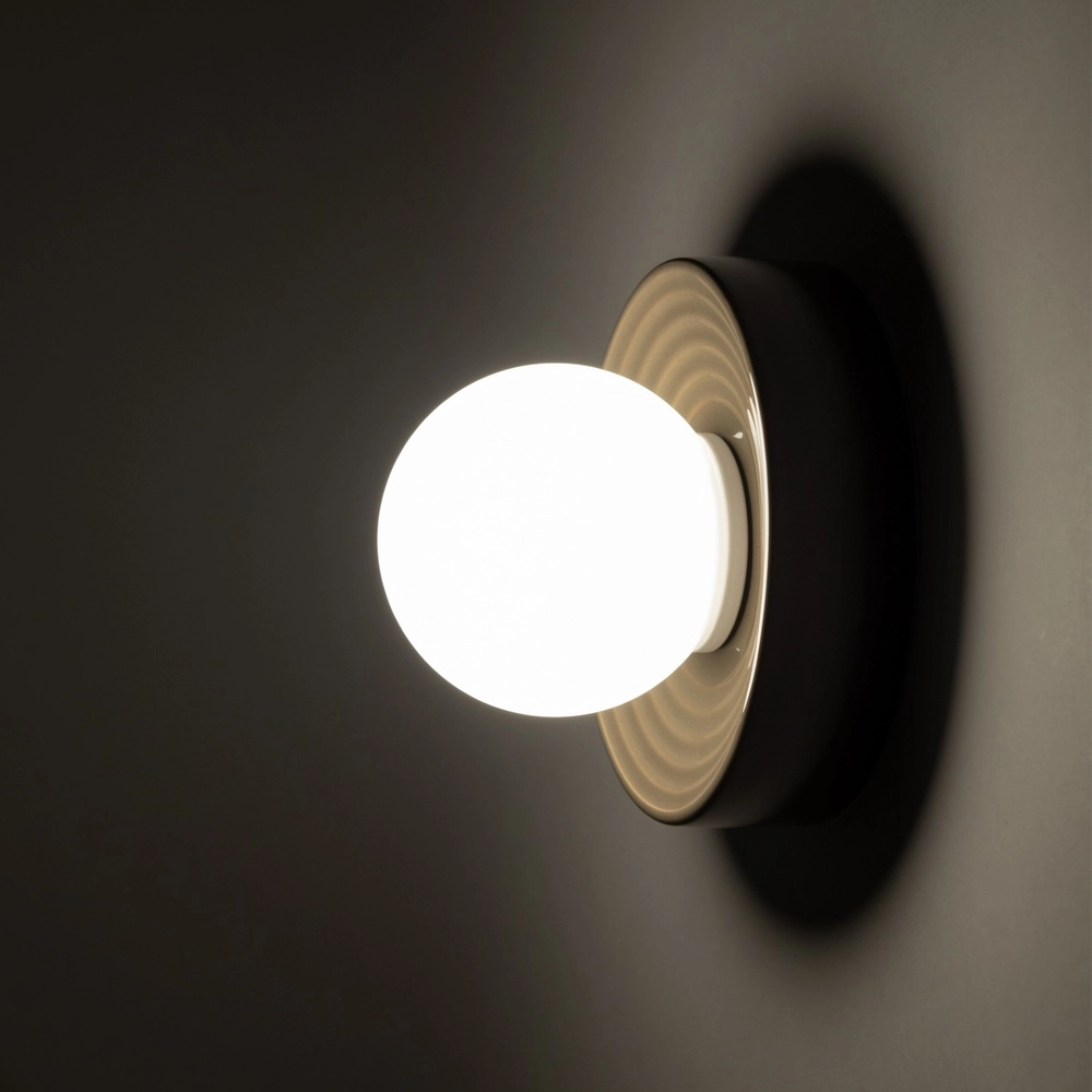 Design wandlamp Clay bruin Ø 16cm Lyora 5903139117500
