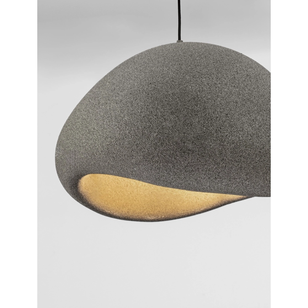 Natural pendant lamp Aere grey 60cm Lyora 5212017476739