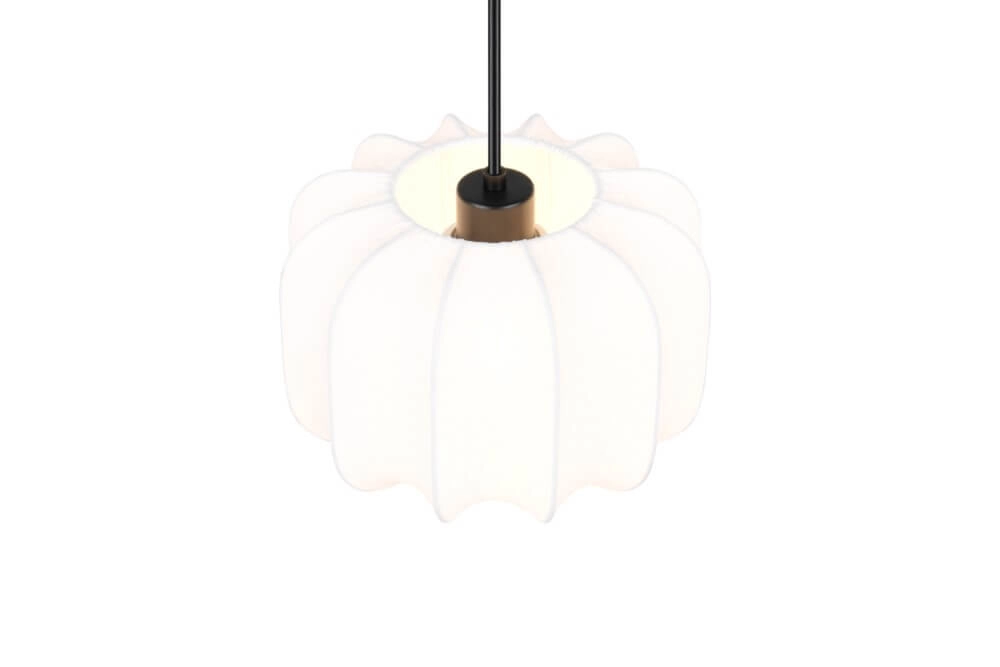 Witte design hanglamp Madleine Ø 25cm Trio 4017807637465