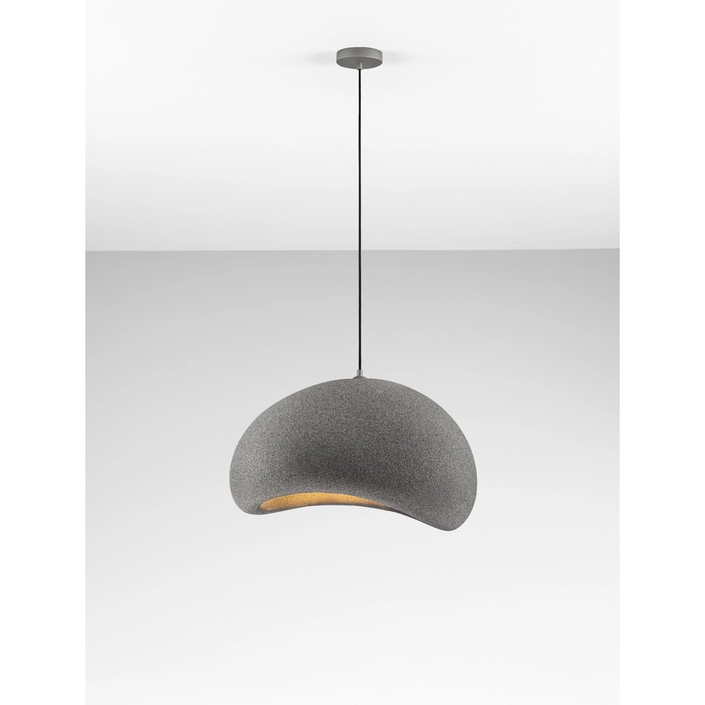 Natural pendant lamp Aere grey 60cm Lyora 5212017476739