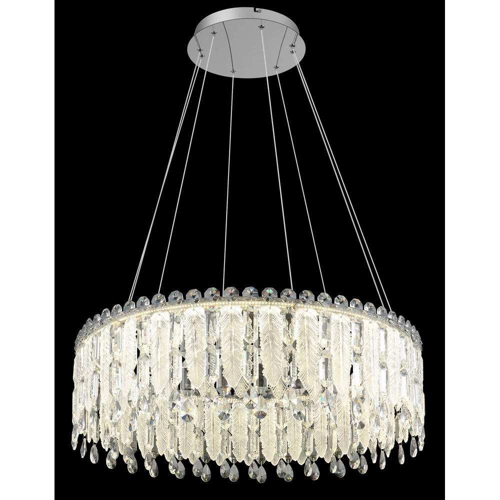 Hanglamp Klunka chroom Ø 79,5cm Globo 9007371450107