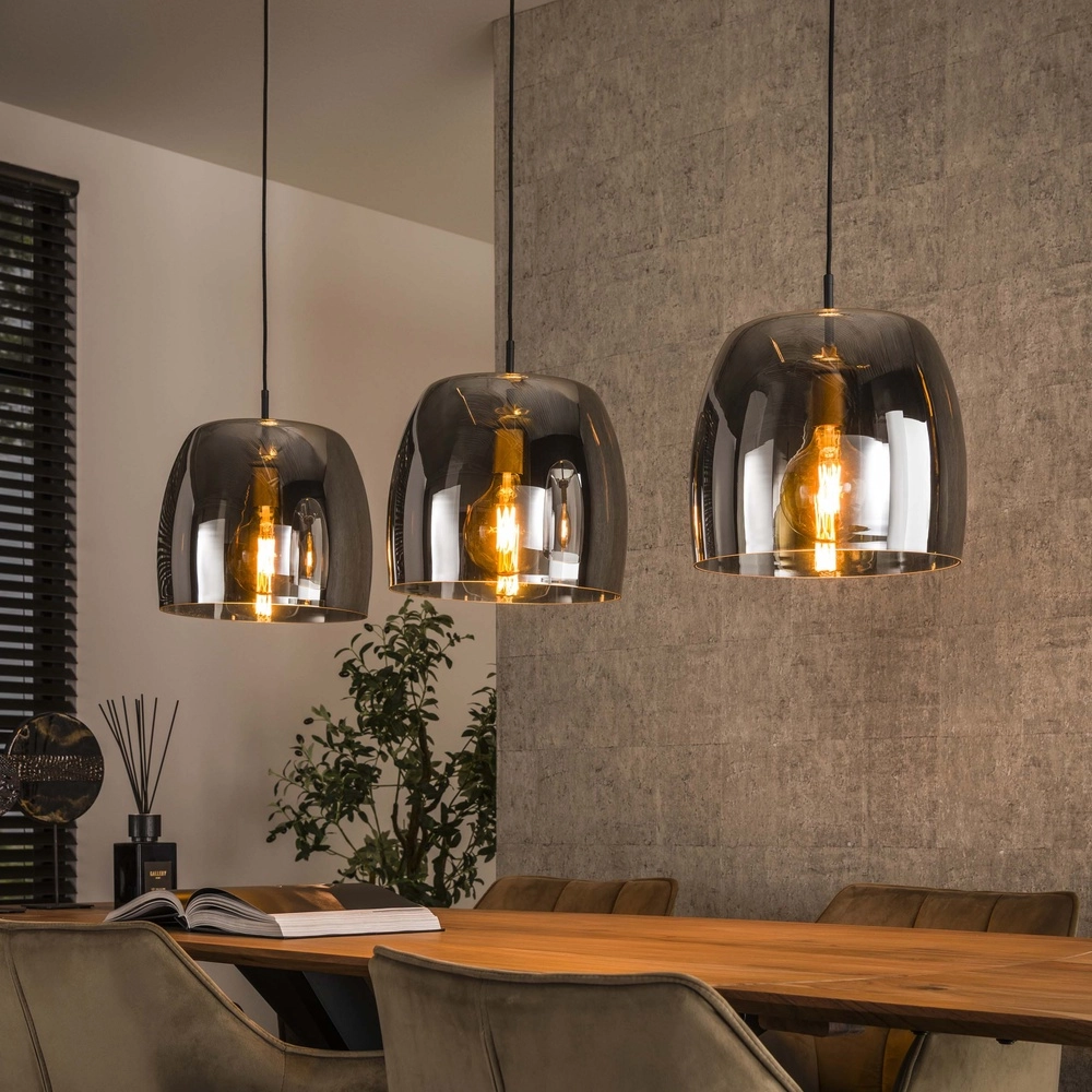 Eettafel hanglamp Drift 3x Ø 35cm