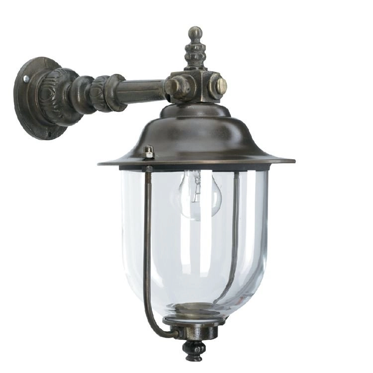 Landelijke Wandlamp Lindau 40cm brons bruin KS Verlichting 8714732728409