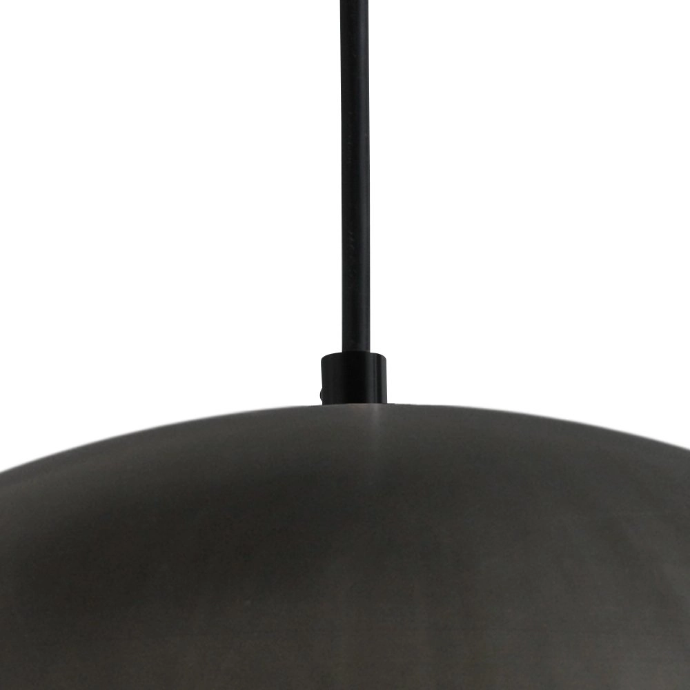 Stoere zwarte hanglamp Industria Gunmetal 40 Masterlight 8718121139388