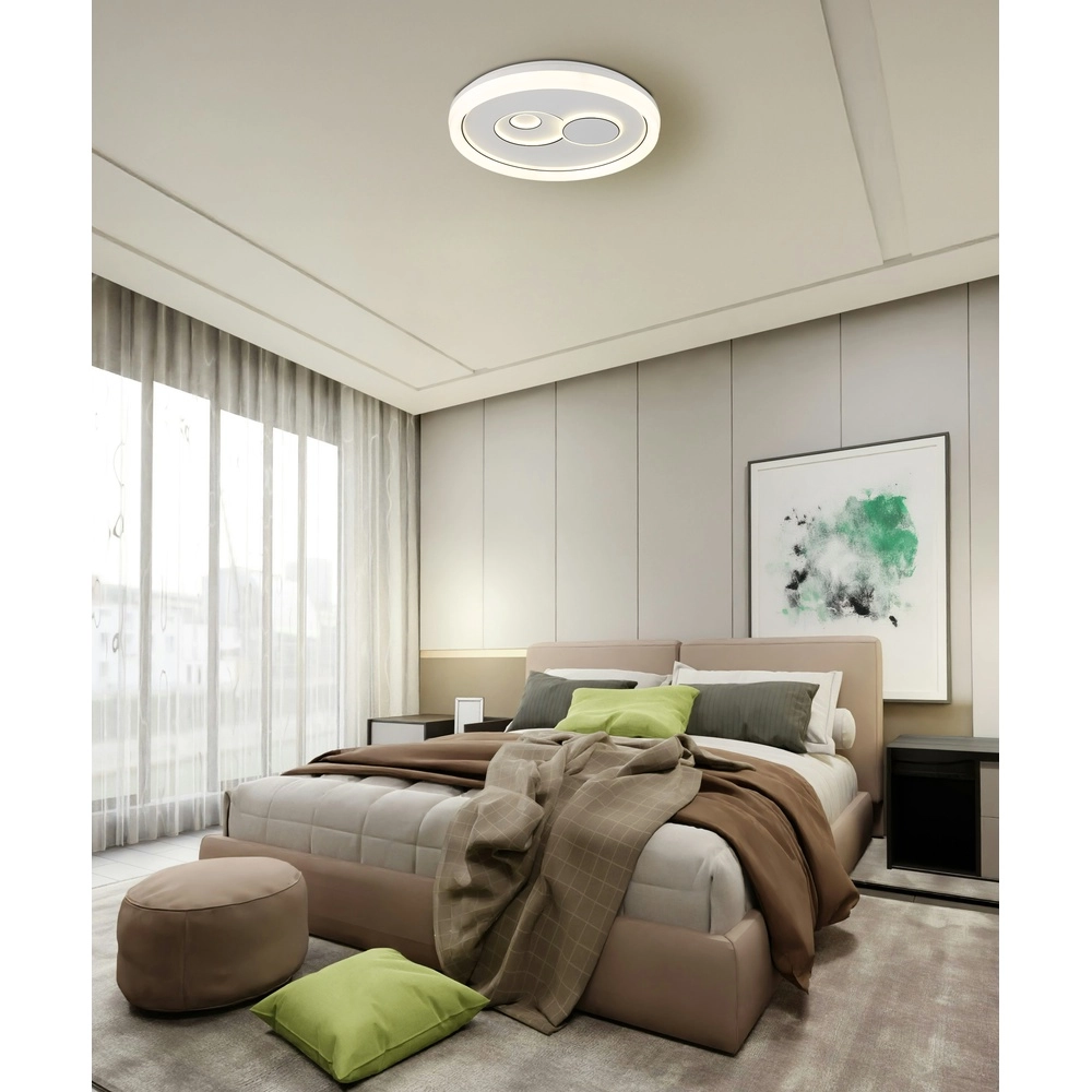 Plafondlamp Ruiz I wit Ø 49cm Globo 9007371522811