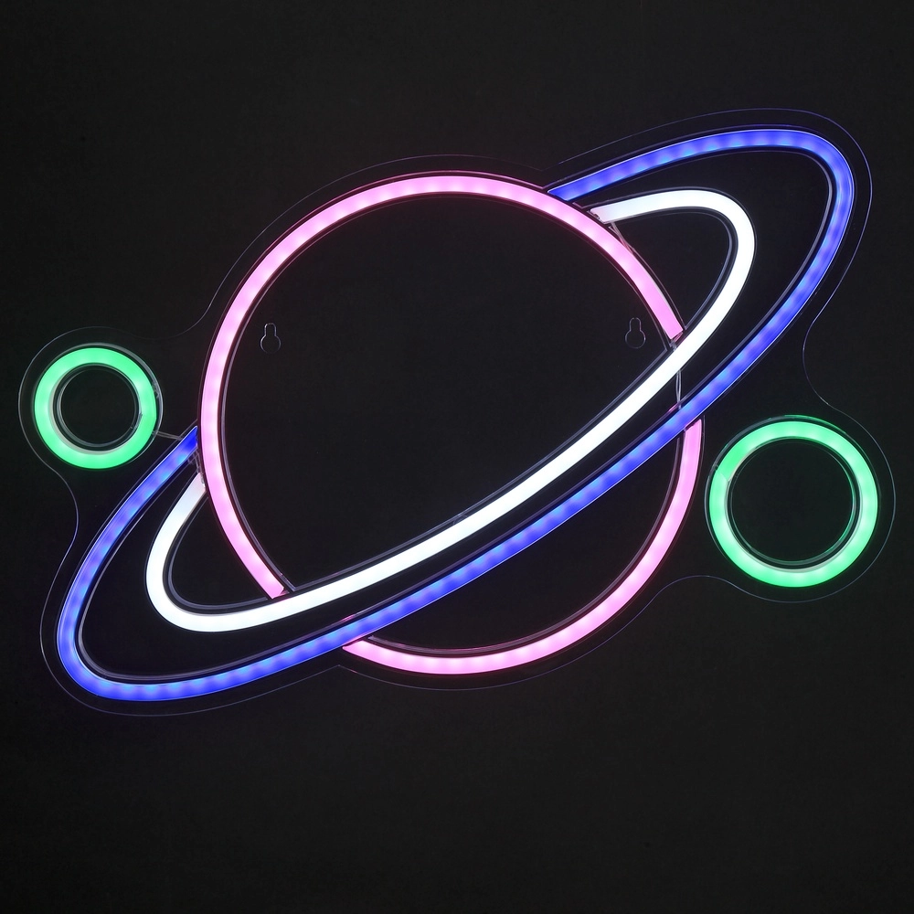 Neon wandlamp Neon-Tales planeet Brilliant 4004353477812