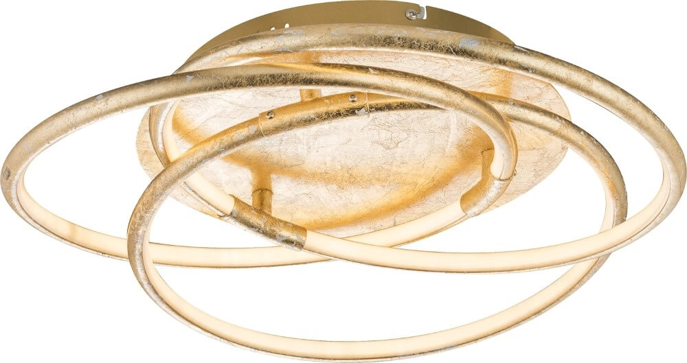 Gouden plafondlamp Barna Ø 50cm