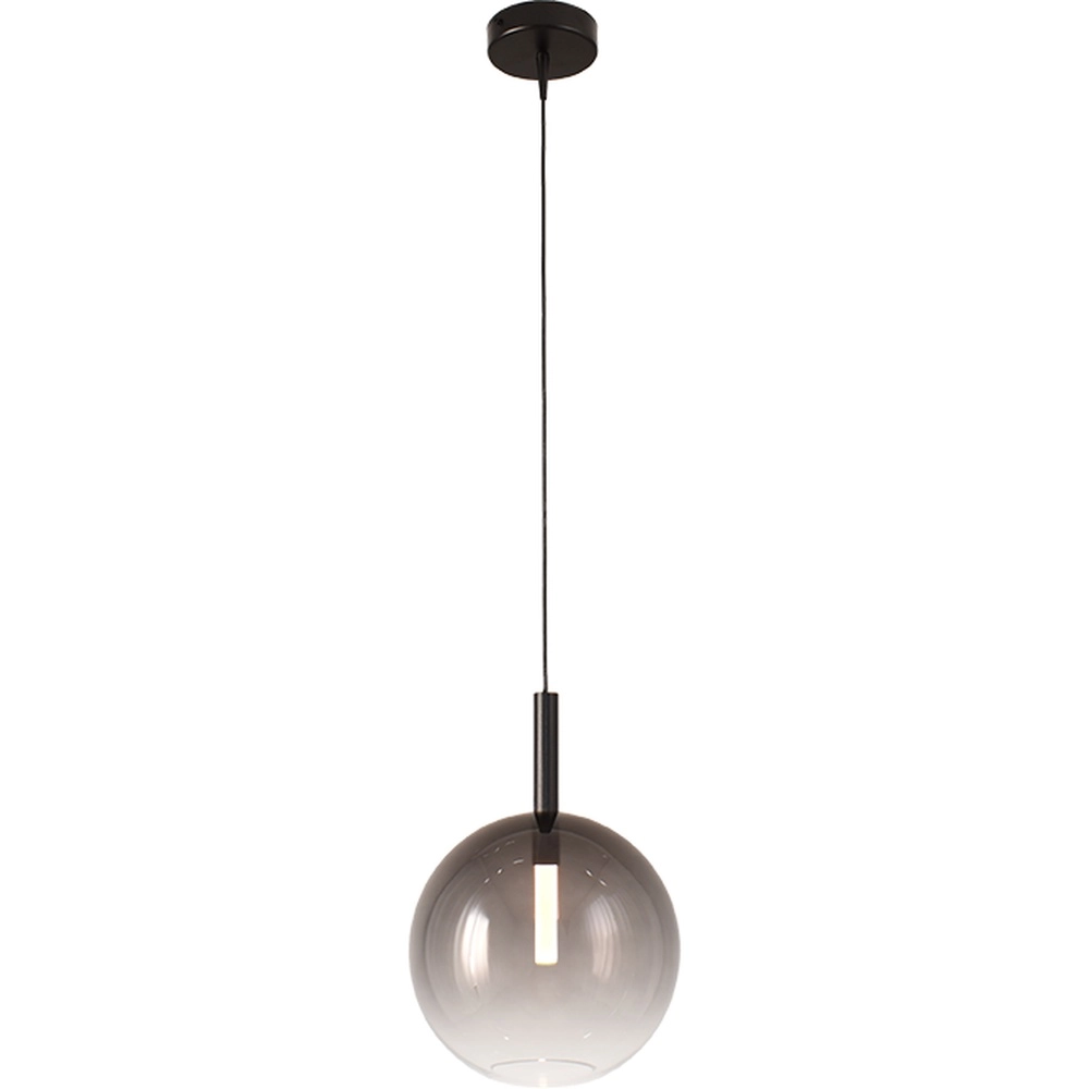 Hanglamp Ø 24cm Lido Ball met smoke-fading glas
