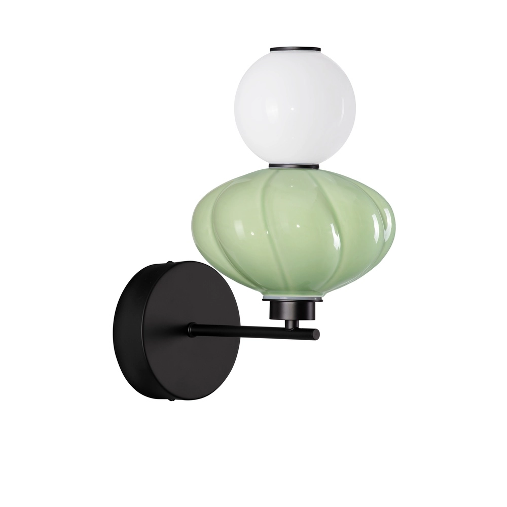 Wandlamp Oneta wit - groen