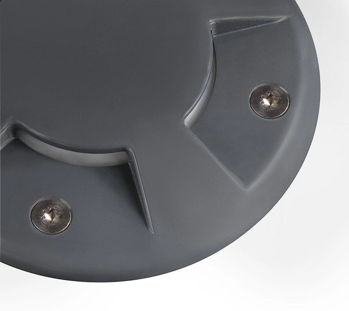 Grondspot Small Plot Cover 4-side antraciet SLV 4024163262446