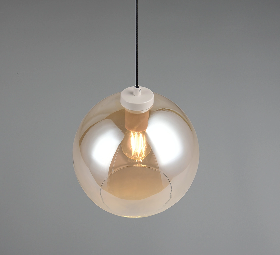 Hanglamp Liora amber glas Trio 4017807682380