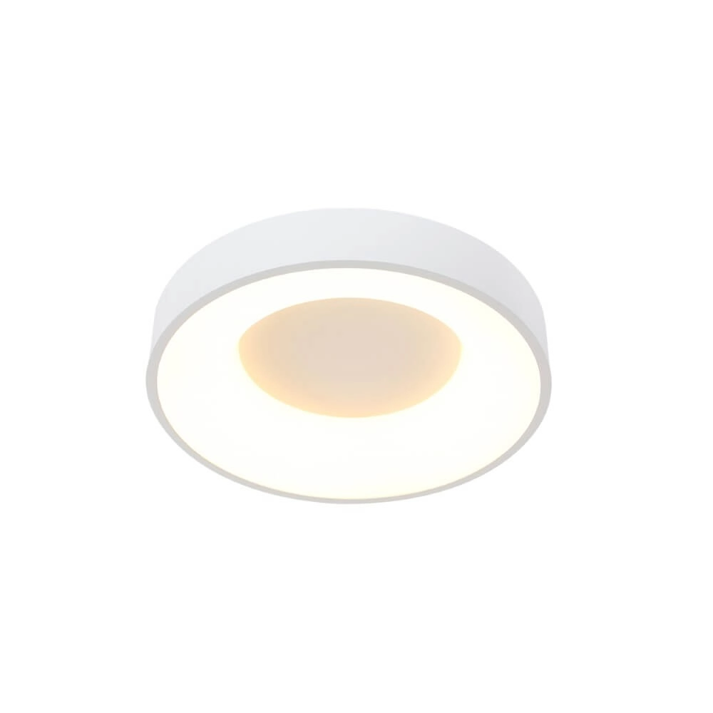 Witte plafondlamp met led Ringlede Ø 30cm Steinhauer 8712746135763