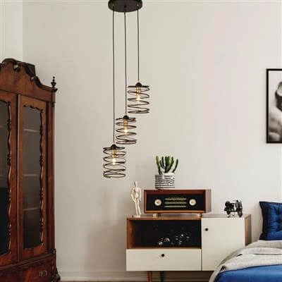 Hanglamp Spring vide Searchlight 5053423185729