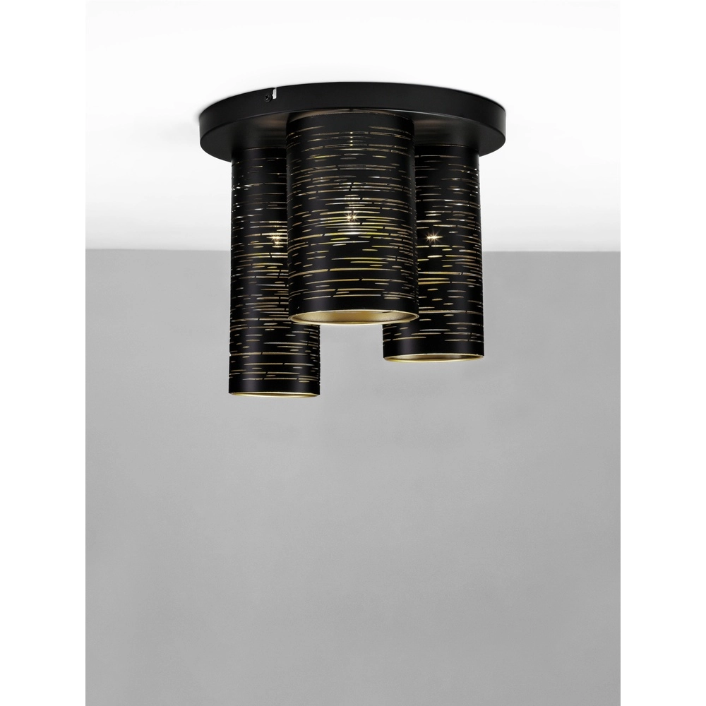 Plafondlamp Zane zwart Lyora 5212017436436