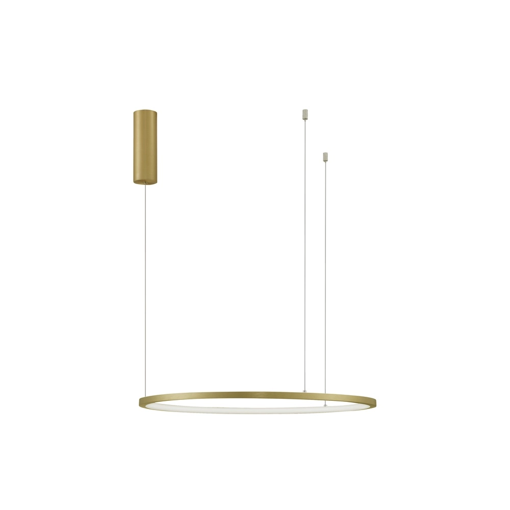 Round pendant lamp Tarquin gold Ø 60cm Lyora 5212017438270