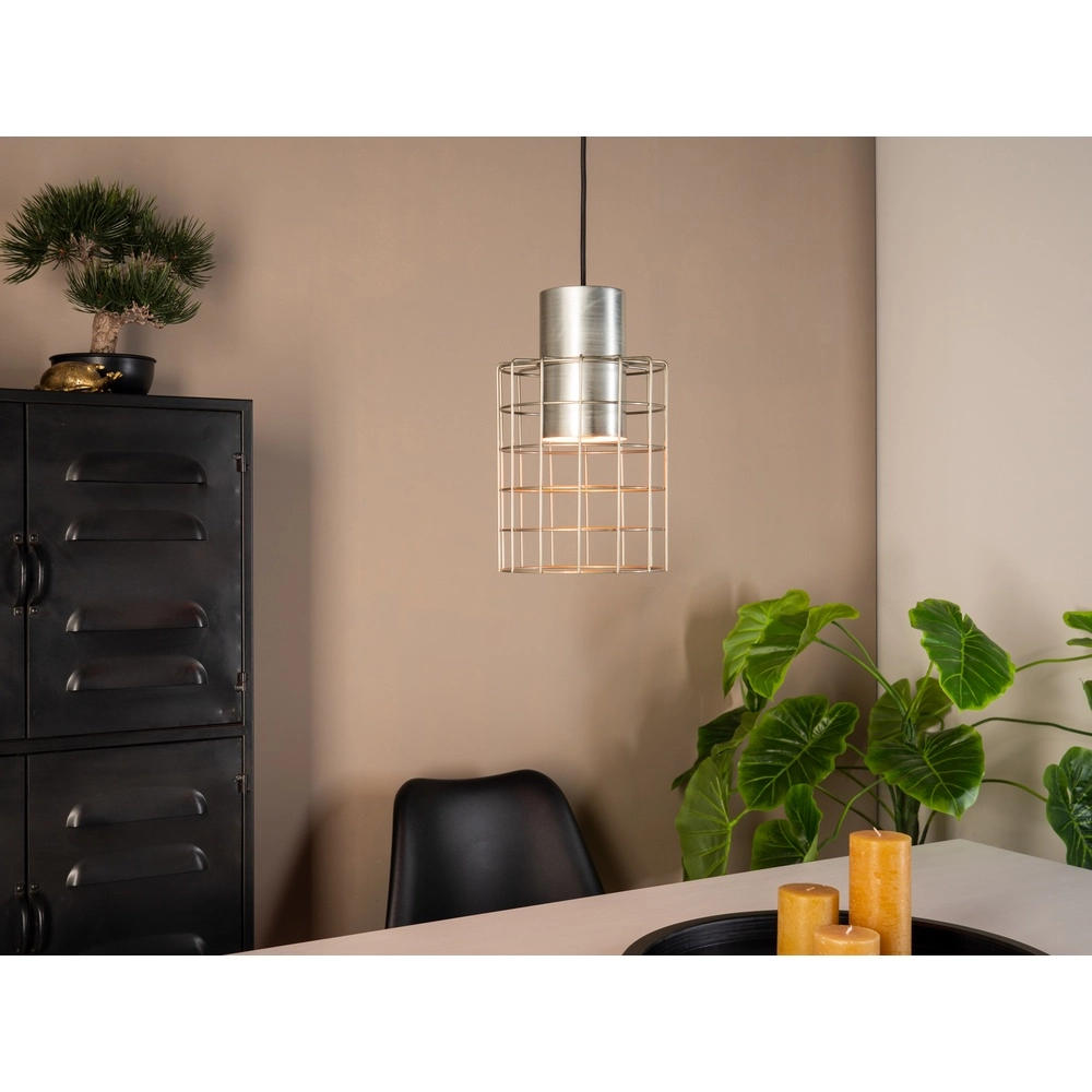 Japandi plafondlamp Rosley 2L - zwart met crème Eglo 9002759436575