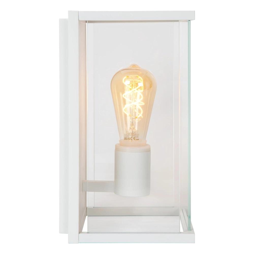 Strakke wandlamp Claire enkel wit Lucide 5411212272348